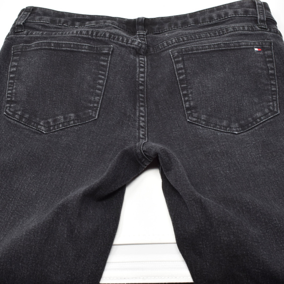 tommy hilfiger black jeans womens